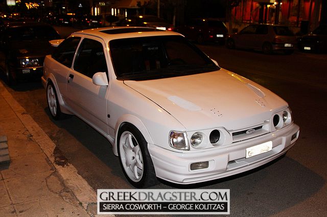 George Kolitzas - Ford Sierra Cosworth (c) greekdragster.com - The Greek Dragster Site